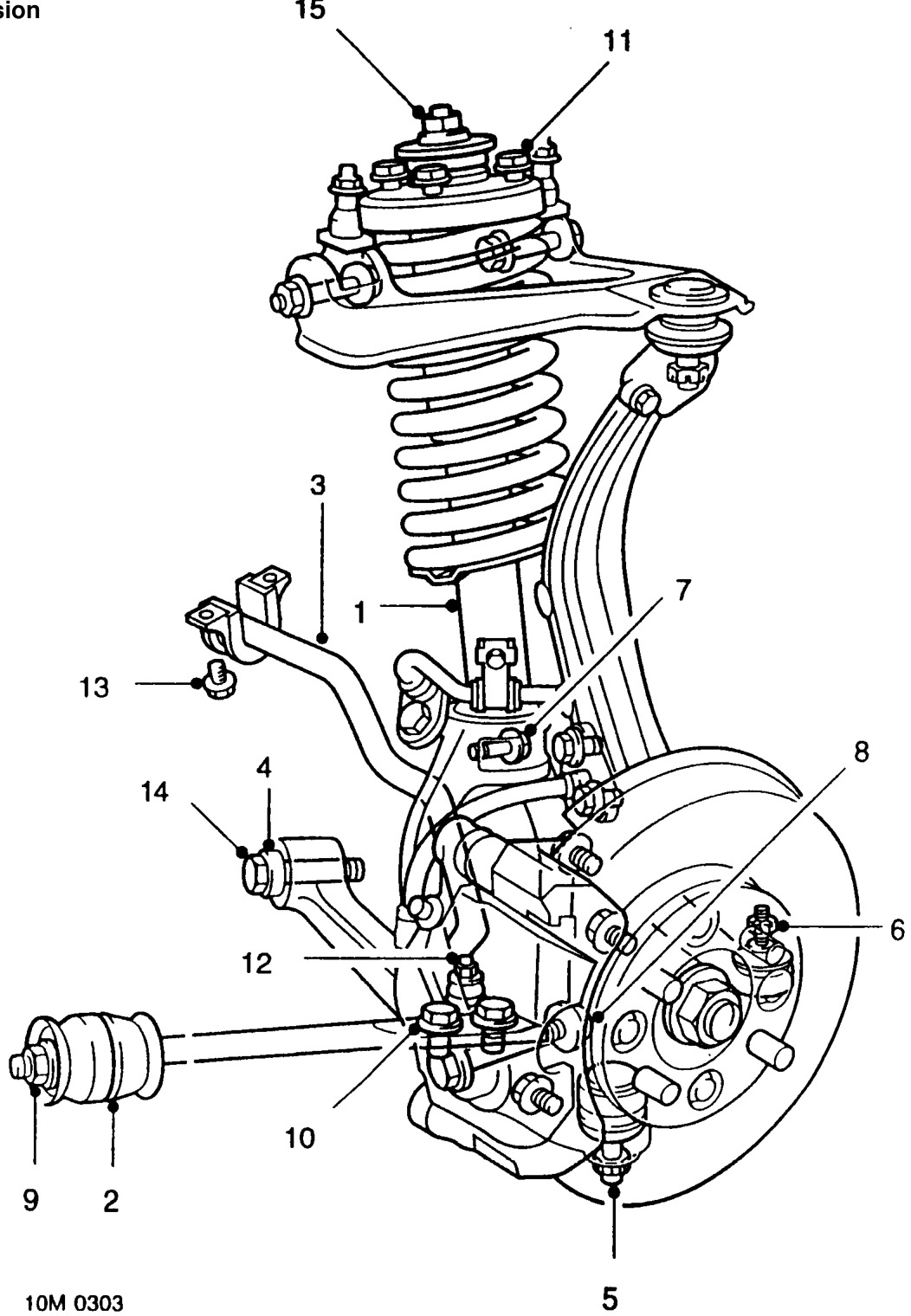 Front suspension