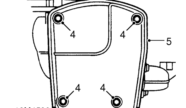 Camshaft rear oil seal – Remove sound deadening pad.