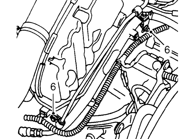 Camshaft rear oil seal – Remove top cover.