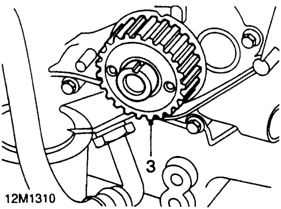 Crankshaft front oil seal – Remove camshaft timing belt, See MAINTENANCE.