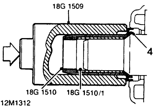 Clean running surface on crankshaft.