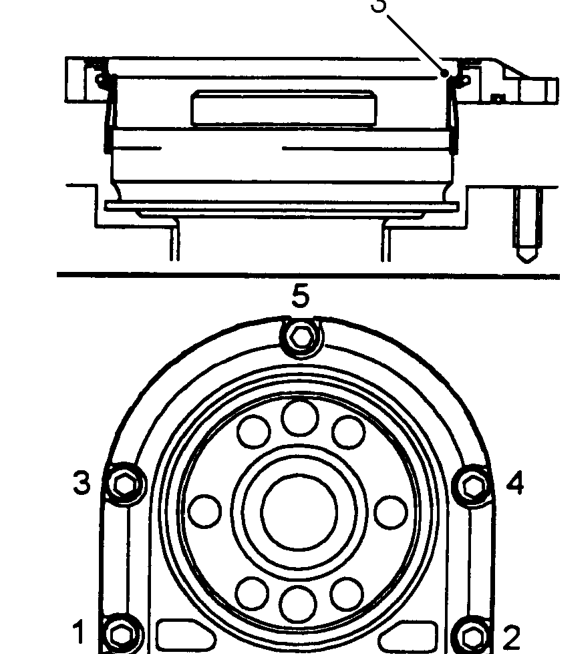 Clean sump flange and mating surfaces of cylinder block, ensure that bolt holes in cylinde