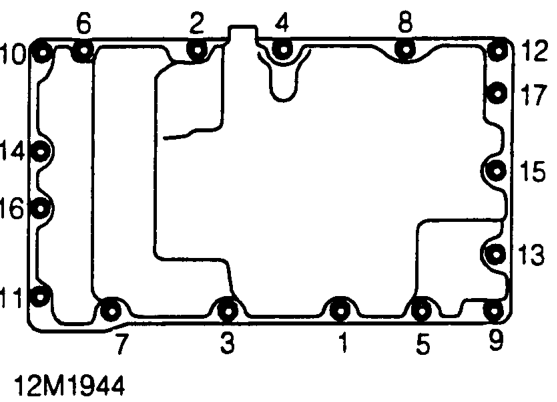 Position sump to cylinder block.