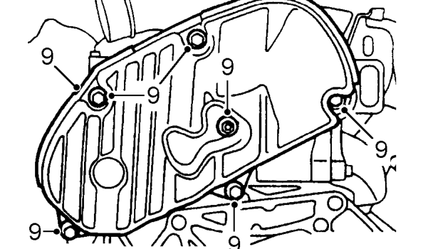Remove 2 bolts securing PAS pipes to coolant rail.