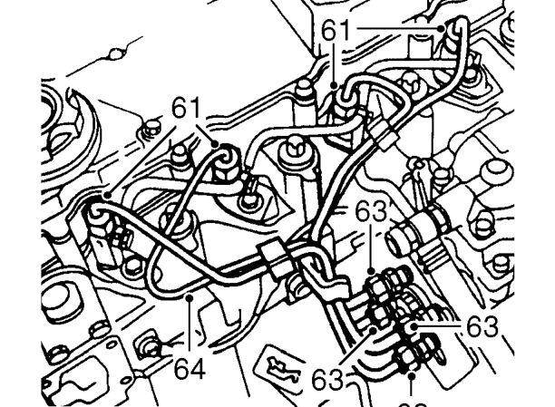 Position coolant hose aside.
