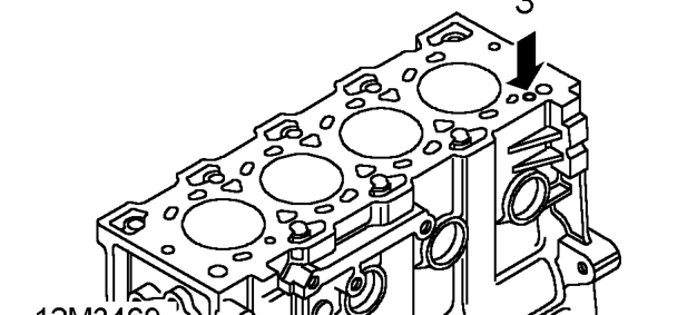 Position camshaft gear drive pin at 2 o’clock. If necessary, temporarily fit camshaft gear
