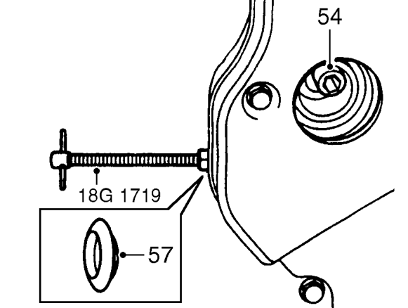 Fit crankshaft pulley, fit bolt and tighten to 63 Nm + 90° .