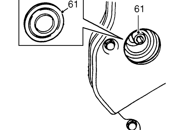 Insert timing pin 18G 1523 into hole in flywheel ensuring that pin is fully inserted in ho