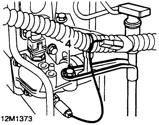 Engine oil pressure switch – Remove sound deadening pad.