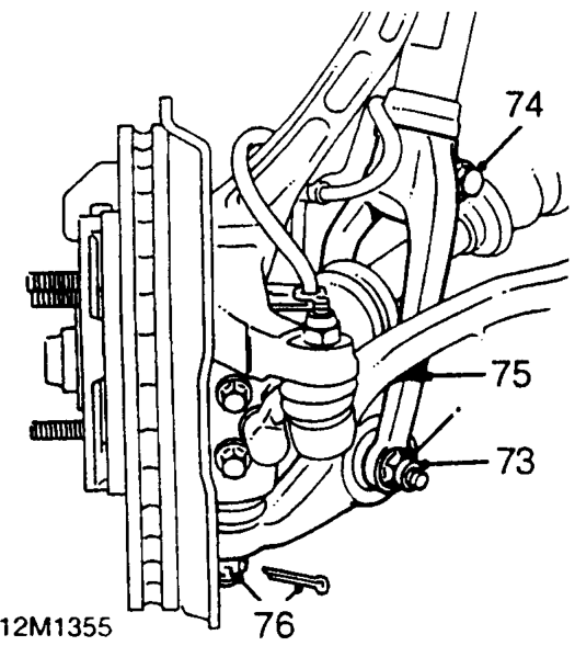 Tie selector rod and steady bar aside.