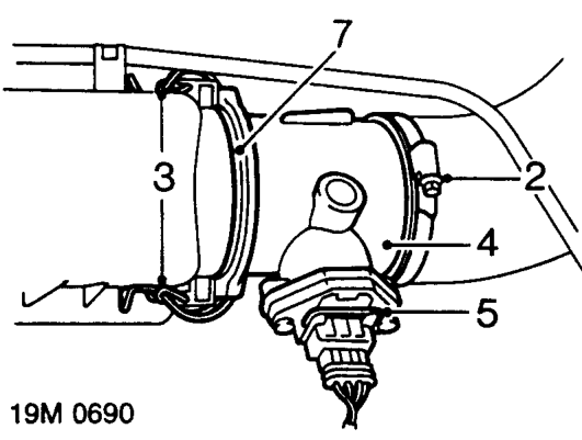 Air flow sensor – Disconnect battery earth lead.
