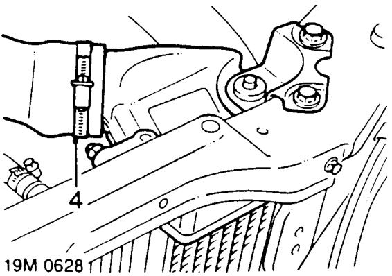Intercooler - non air conditioning models – Remove under belly panel. See BODY, Repairs.