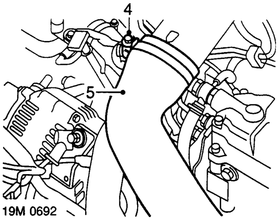 Glow plugs – Remove sound deadening pad.
