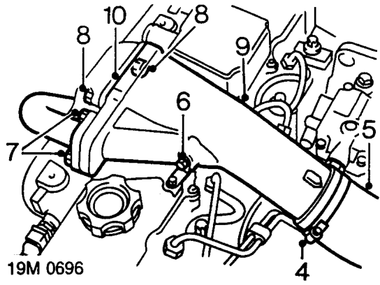 Injectors – Remove sound deadening pad.