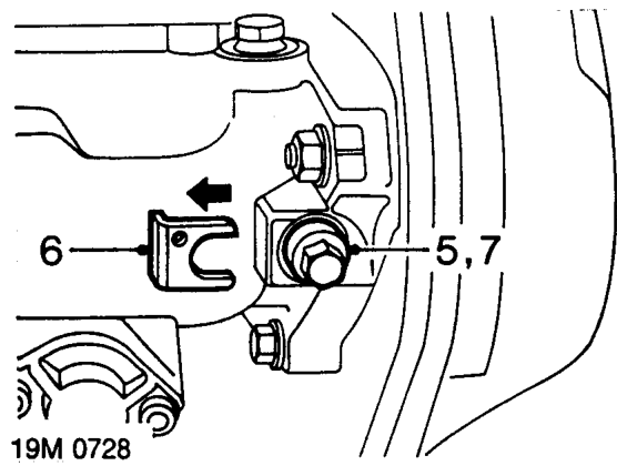 Injection pump – Remove injection pump timing belt. See MAINTENANCE.