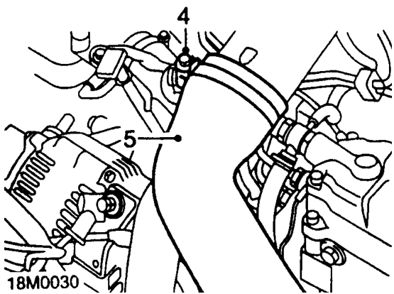 Fuel shut-off solenoid – Remove sound deadening pad.