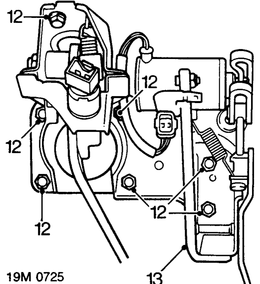 Remove servo push rod clevis pin.