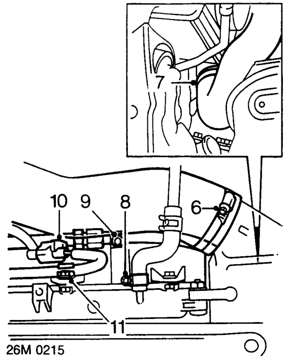 Radiator – Remove sound deadening pad.