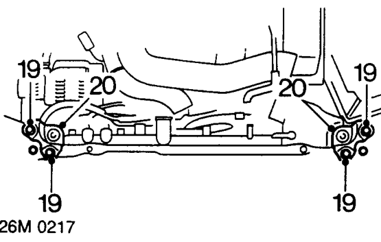 Air conditioning – Remove bolt securing air conditioning pipe to bonnet lock platform.