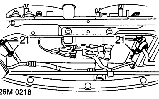 All models – Remove 2 radiator mounting brackets.