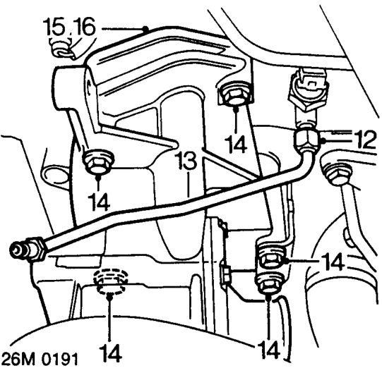 Remove drive belt tensioner assembly.