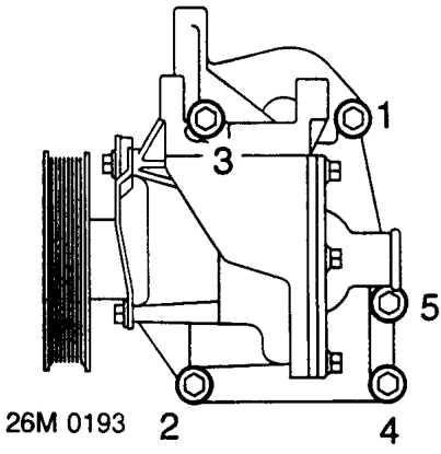 Apply Loctite 405 to ’O’ ring seal groove and fit new ’O’ ring seal.