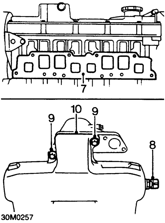 Inlet manifold – Remove inlet manifold.
