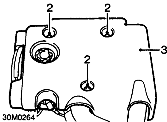 Exhaust manifold – Disconnect battery earth lead.