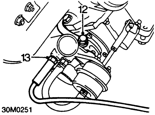 Remove turbocharger pipe.