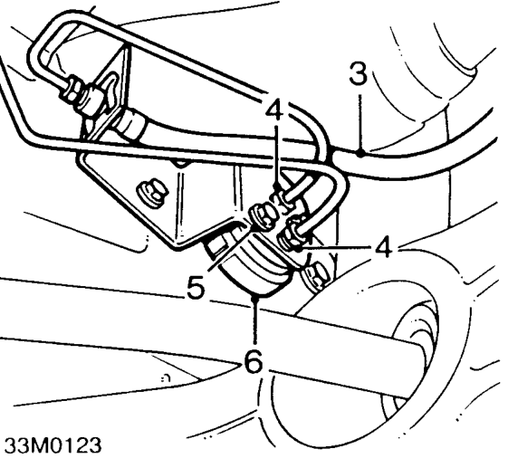 Hydraulic damper – Remove under belly panel. See BODY, Repairs.