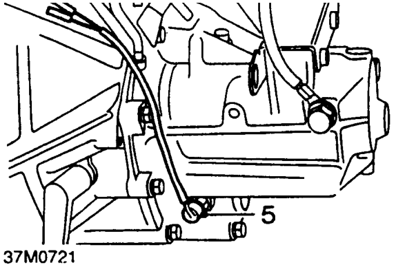 Reverse lamp switch – Remove LH under belly panel. See BODY, Repairs.