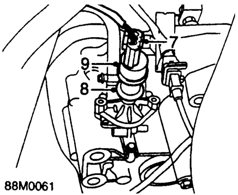 Vehicle speed sensor – Remove air intake pipe from vehicle.