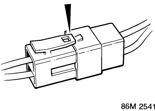 Symptom – Intermittent circuit operation. Dynamic faults, i.e. faults do not occur until the vehicle