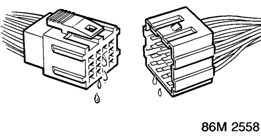 Symptom – No continuity between terminal and component, intermittent or no contact.