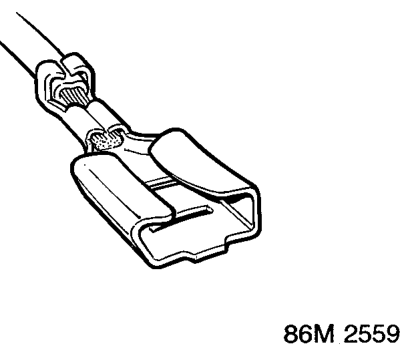 Symptom – No continuity between terminal and component, intermittent or no contact