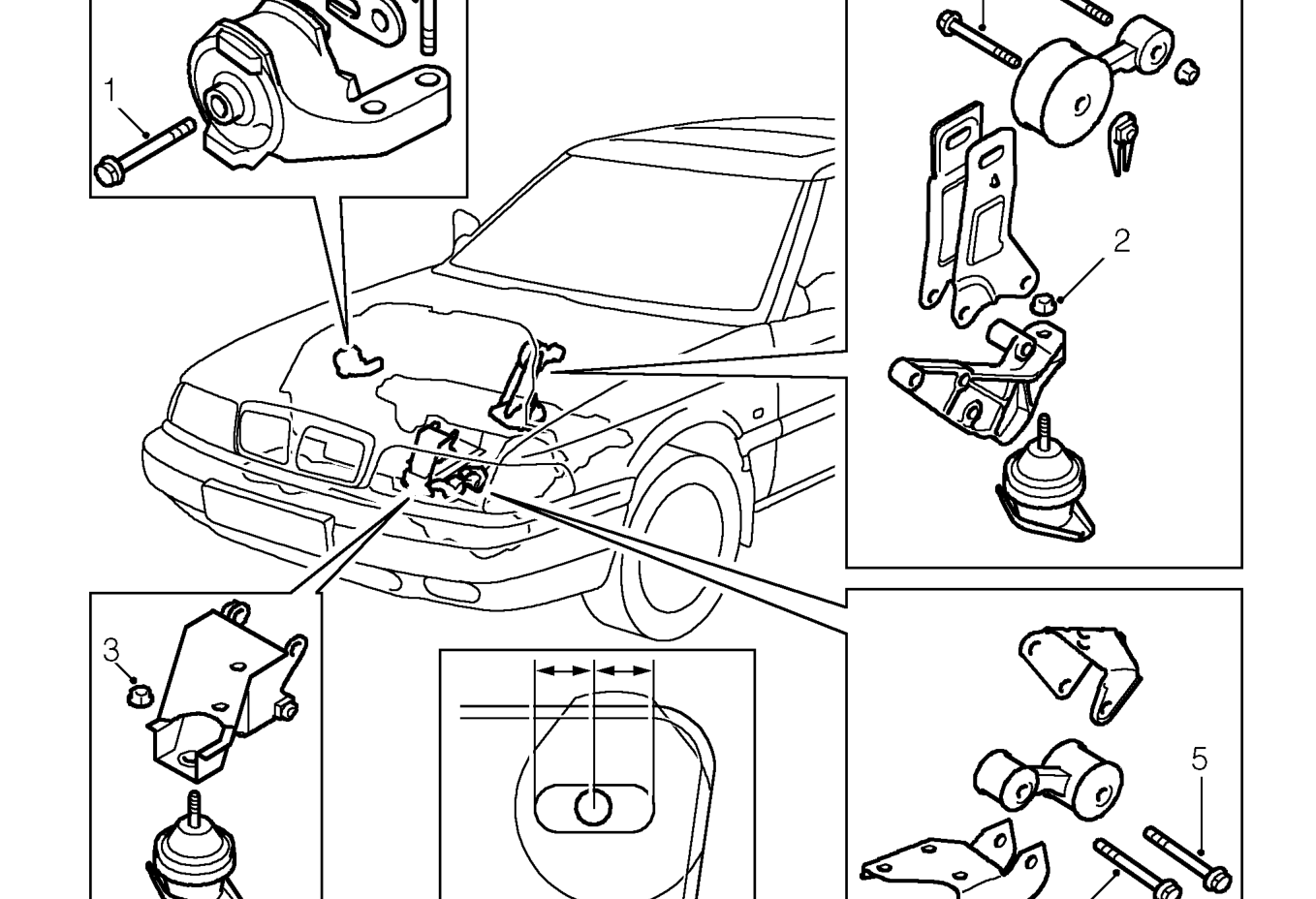 Engine - align to mountings – Service repair no - 12.45.40