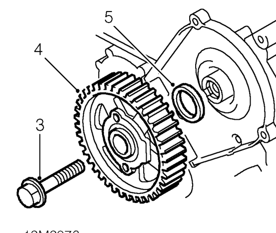 Inlet camshaft front oil seal - lh bank – Fit tool 18G 1747-2 to front timing gear.