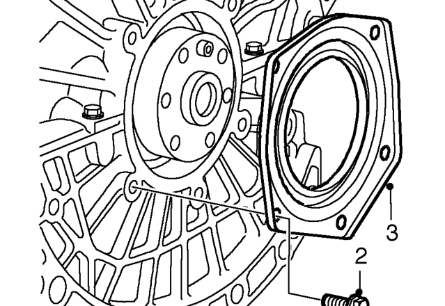 Crankshaft rear oil seal - manual – Remove flywheel. See this section.