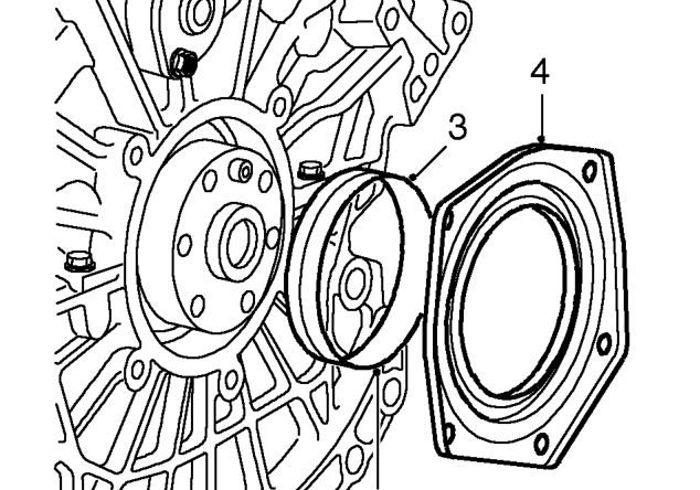 Crankshaft rear oil seal - manual – Lubricate oil seal running surface with clean engine oil.