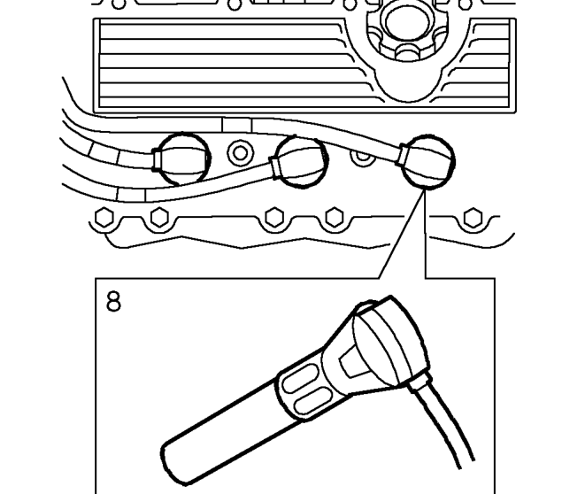 Cylinder head gasket - lh – Remove backplate.