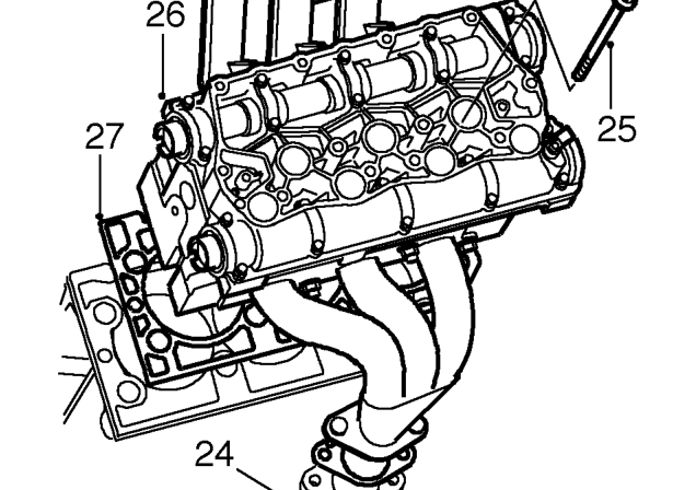Remove camshaft cover and gasket.