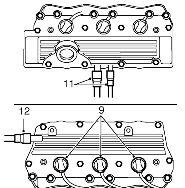 Cylinder head gasket - rh – Remove backplate.