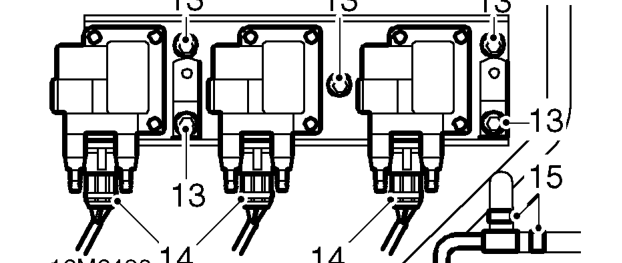 Cylinder head gasket - rh – Remove breather hose from RH camshaft cover.