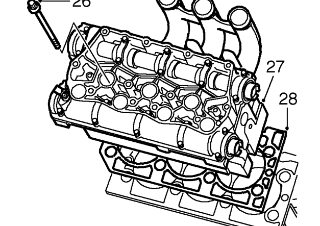Remove camshaft cover and gasket.