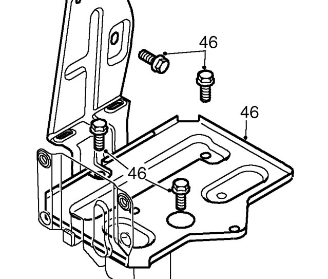 Remove bolt securing ECM and remove ECM.