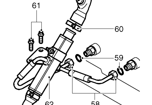 Remove dipstick tube, remove and discard ’O’ ring.