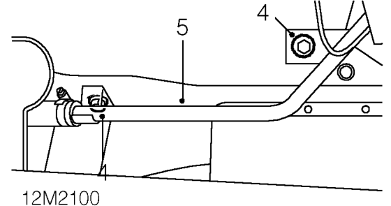 Engine mounting - front – Position jack under gearbox and support weight of power unit.