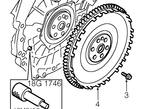 Converter drive plate – Remove automatic gearbox. See AUTOMATIC GEARBOX - ’JF403E’, Repairs.