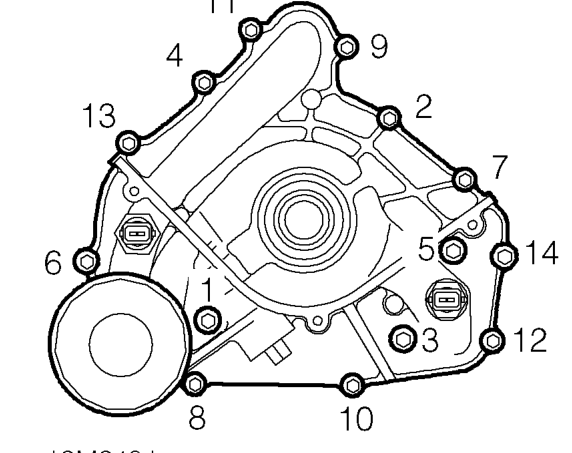 Fit oil seal guide from seal kit, over end of crankshaft.