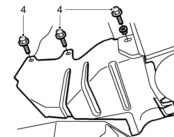 Camshaft timing belt – Remove RH road wheel.